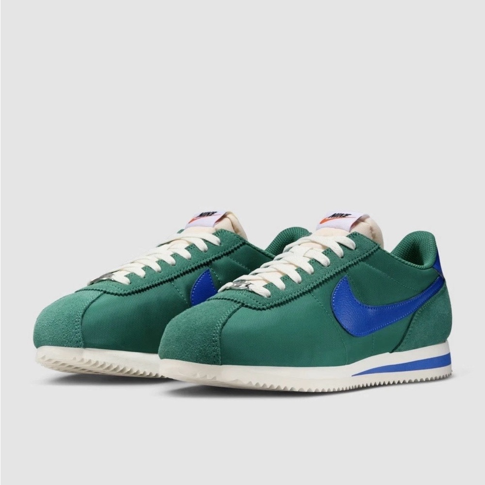 Size 8- Nike Cortez Evergreen Aura Hyper Royal Women’s Shoes IH2361 300 No Lid - Picture 5 of 10
